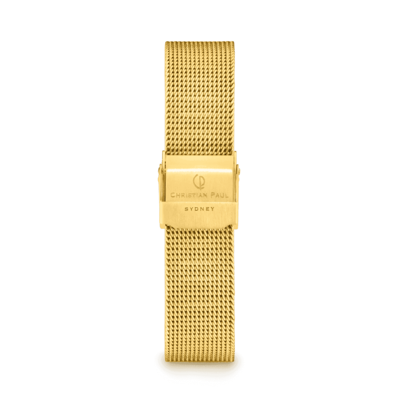 רצועת רשת לשעון בצבע זהב
